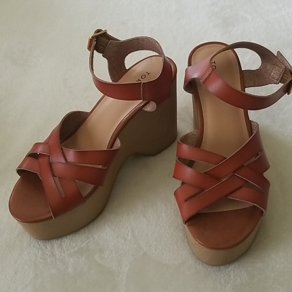 Torrid wood look wedges